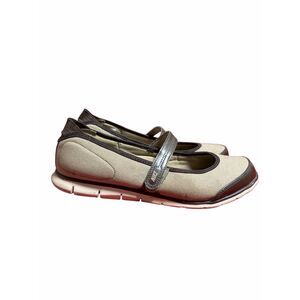 Nike Mary Jane Walking Shoes Womens Size 8.5 Beige Brown 404458-270